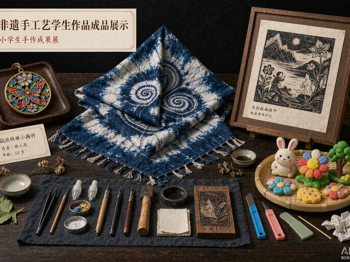 非遗手工坊课堂实拍 2